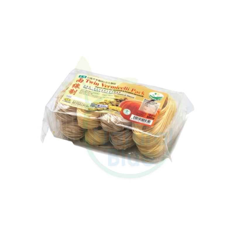 GBT Twin Vermicelli Pack (Black Oat+Pumpkin),300g</br>林兄弟 两线制（黑麦+南瓜）300g