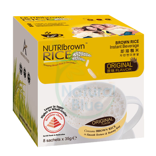 "NutriBrownRice™ Brown Rice Instant Beverage (Original)</br>NutriBrownRice™ 即溶糙米饮料 (燕麦)
