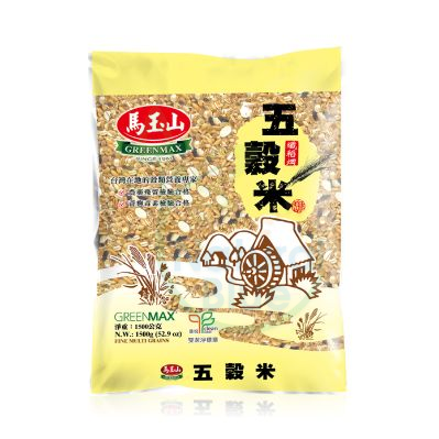 Greenmax Fine Multi Grains, 1.5kg</br> 马玉山五谷米