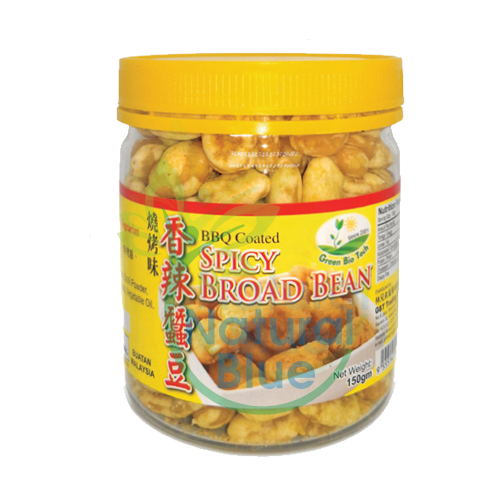 GBT-SPICY BROAD BEAN(BBQ COATED),150G</BR>香辣蠶豆