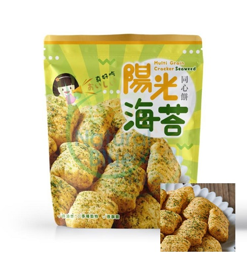YKT Multi Grain Creacker (Seaweed)</BR>十谷米同心饼 (阳光海苔)