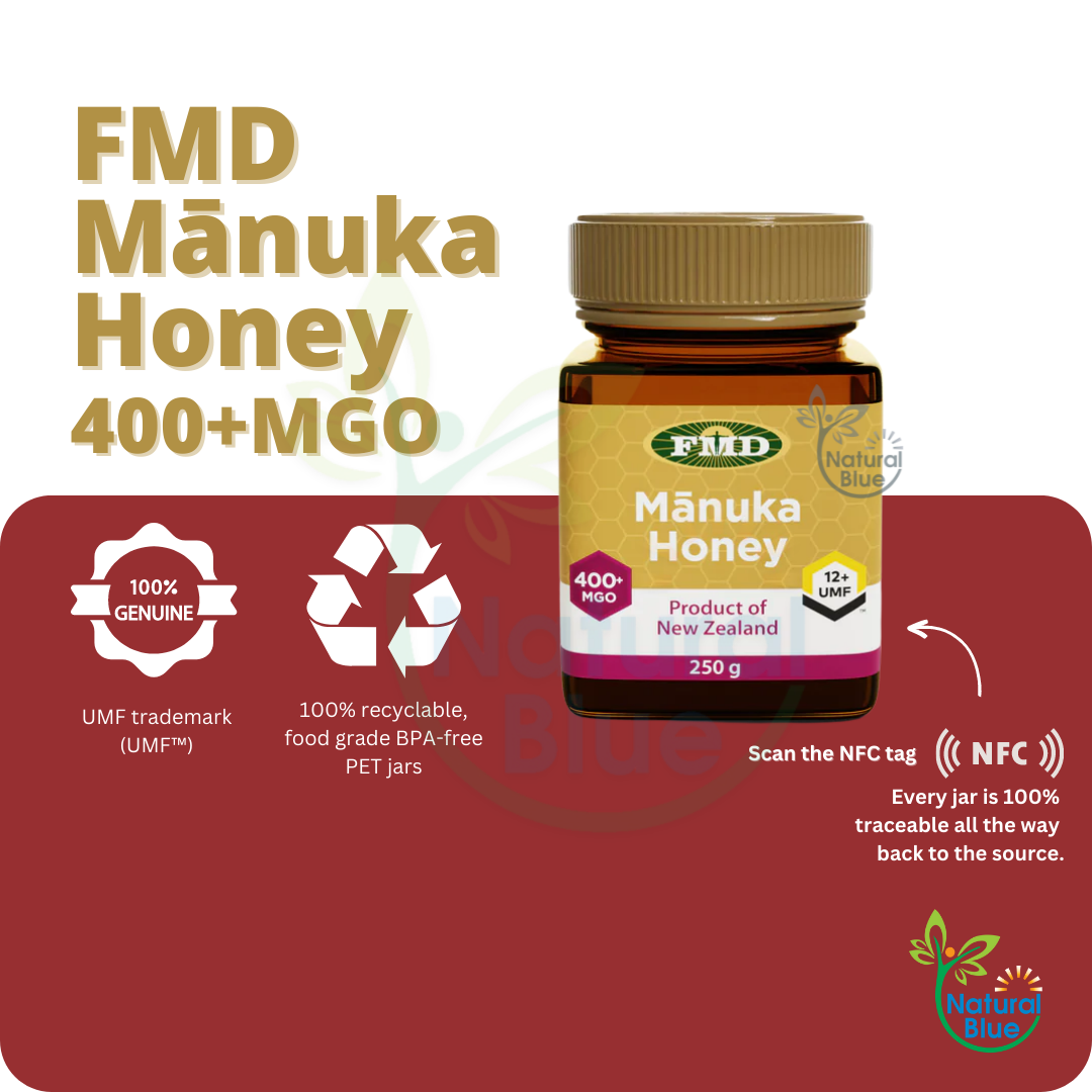 FMD-MANUKA HONEY MGO400+/12+UMF, 250G [EXP2025 MAR]