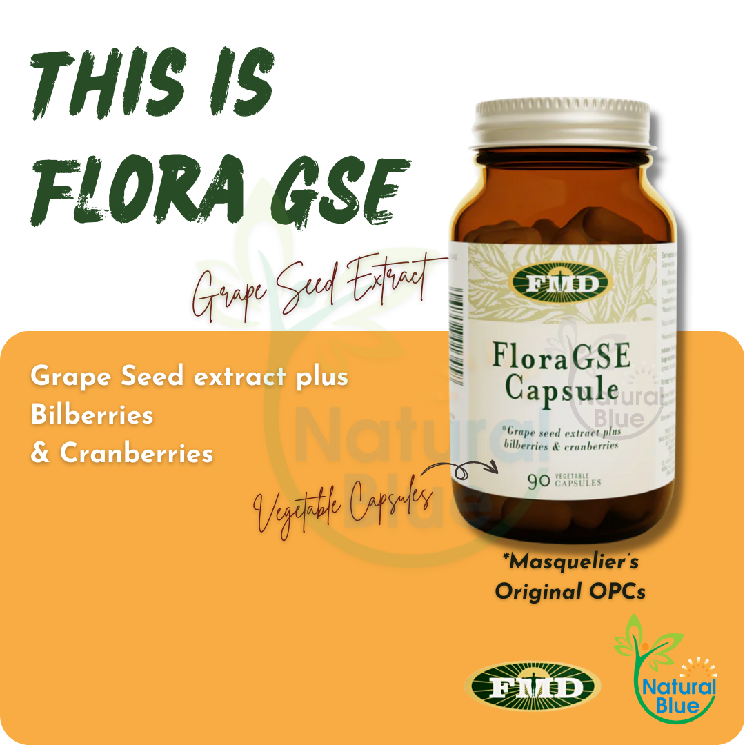 FMD-FLORA GSE CAPSULE 90 Capsules</BR>极品葡萄籽精华